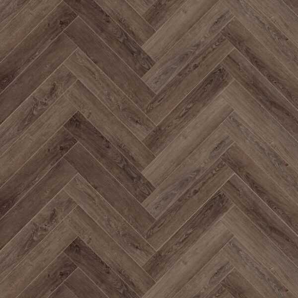 Водостойкий SPC ламинат CronaFloor Herringbone 4V Дуб Тулуза H001 640*128*4.5 мм 1,31м2